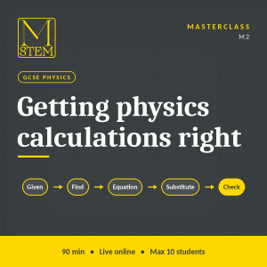 Masterclass: Getting physics calculations right